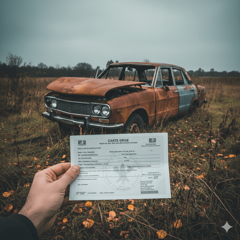 Que faire si vous n'avez plus la carte grise de votre épave ?